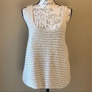 ASOS sweater knit relaxed fit tank cami oatmeal 12